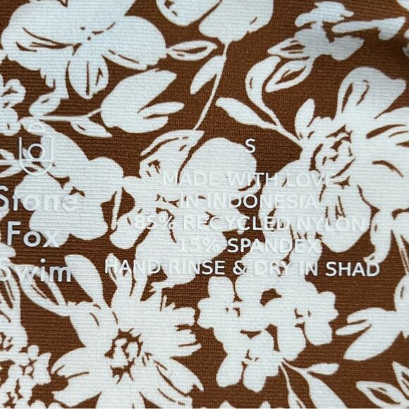 Stone Fox Swim June Bikini Bottom 💗 Tabacco Le Fleur 💗 NWT 💗 small - Picture 2 of 4